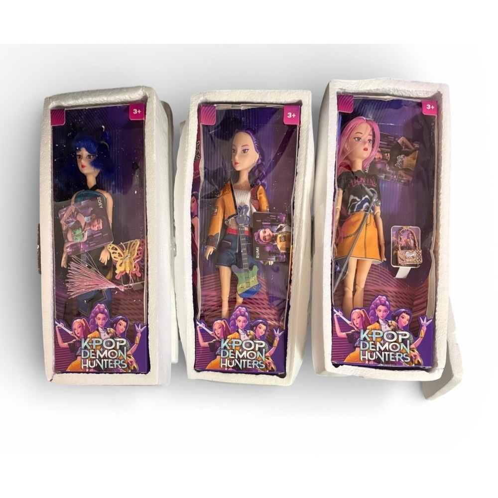 KPop Demon Hunters‎ Fashion Doll Lot of 3 Zoey Rumi Mira New K-Pop